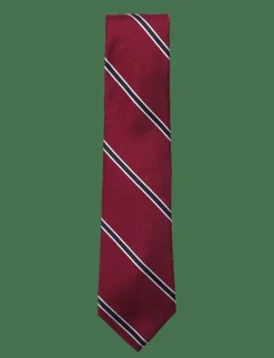 Red White Navy American Silk Tie - Slipsar