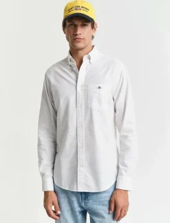 REG CLASSIC OXFORD CHECK SHIRT - Oxford-skjortor