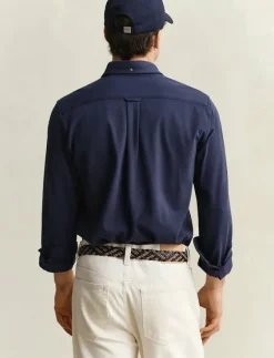 REG JERSEY PIQUE STRETCH SHIRT - Casual skjortor