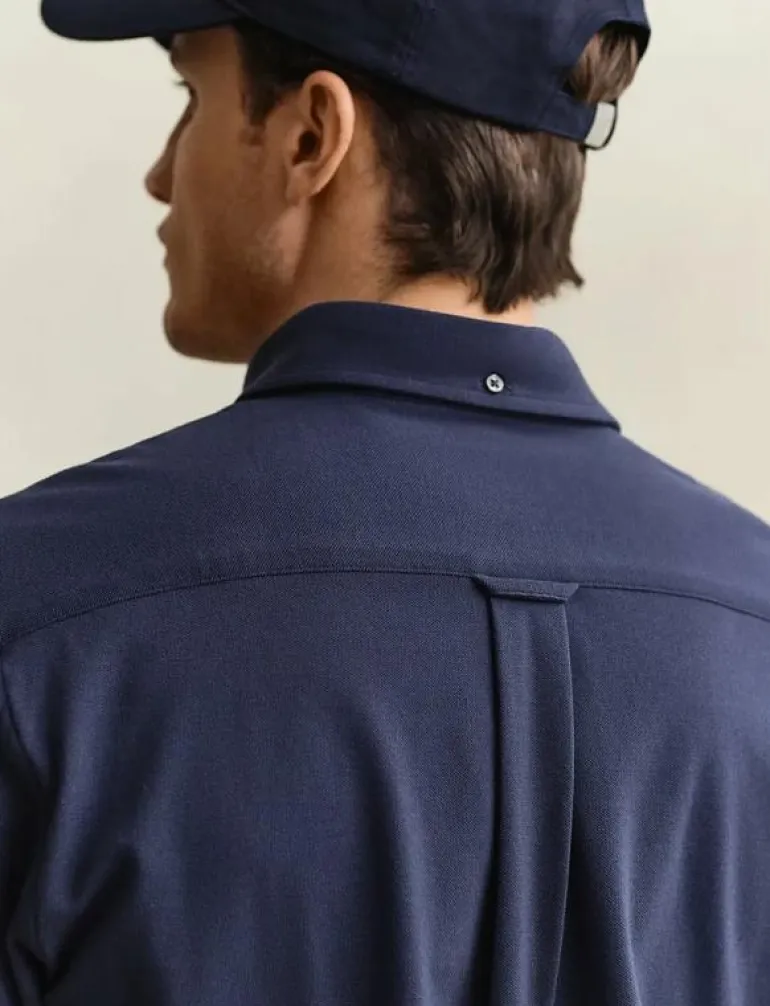 REG JERSEY PIQUE STRETCH SHIRT - Casual skjortor