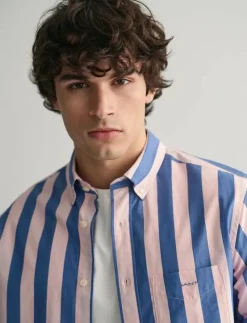 REG POPLIN PARASOL STRIPE SHIRT - Randiga skjortor
