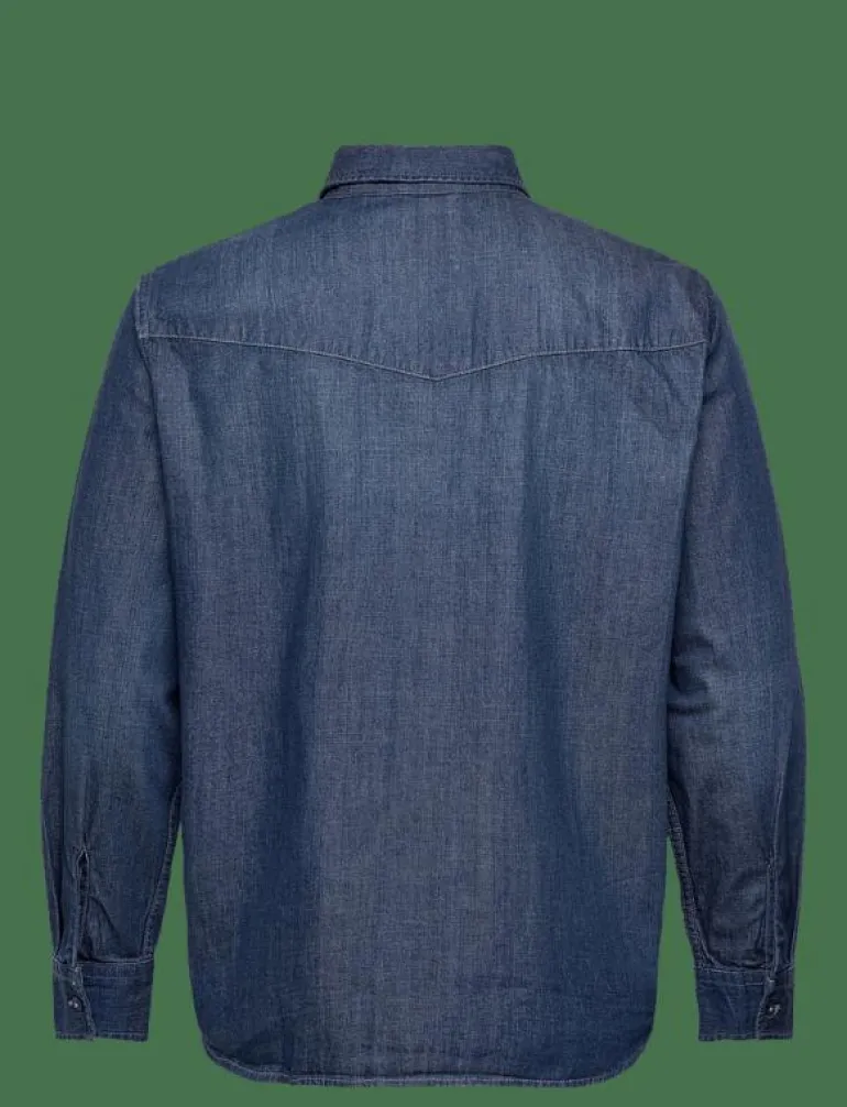 RELAXED FIT WESTERN TOO GOOD - Jeansskjortor