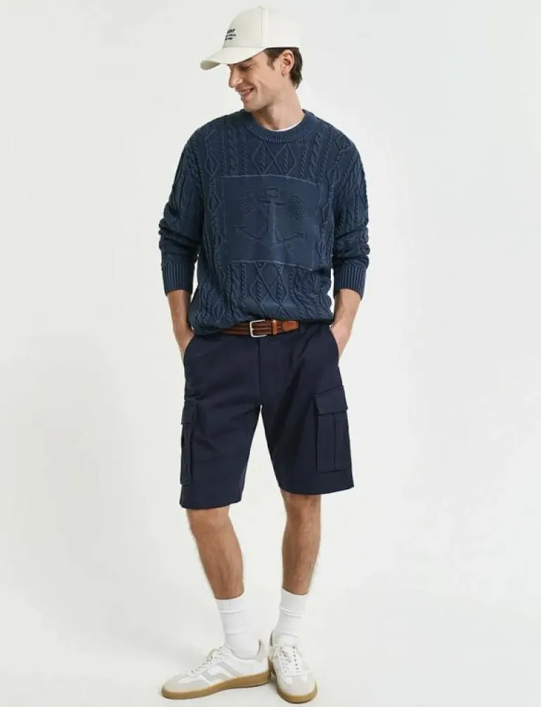 RELAXED TWILL CARGO SHORTS - Cargo shorts