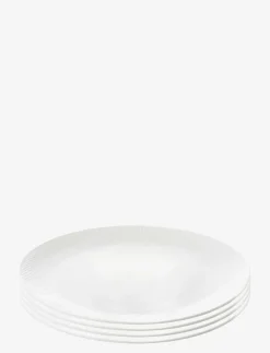 Relief - dessert tallerken porcelæn white 4 stk 20 cm gaveæske - Tallrikar