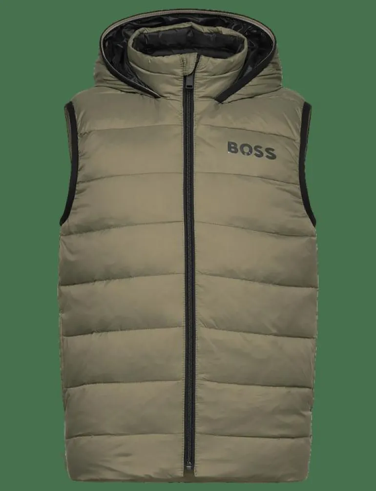 REVERSIBLE PUFFER JACKET - Väst