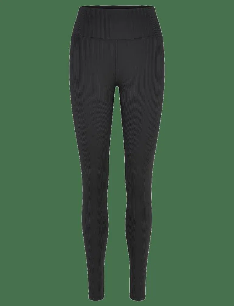 Rib High-Rise Legging, Long - Träningstights