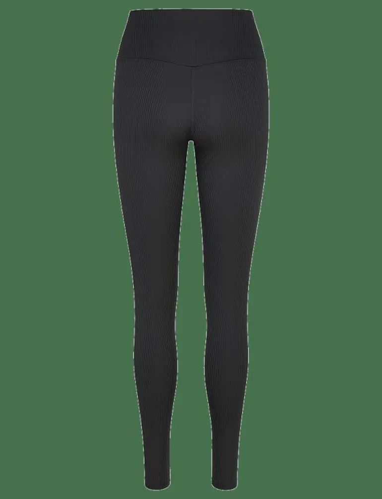 Rib High-Rise Legging, Long - Träningstights