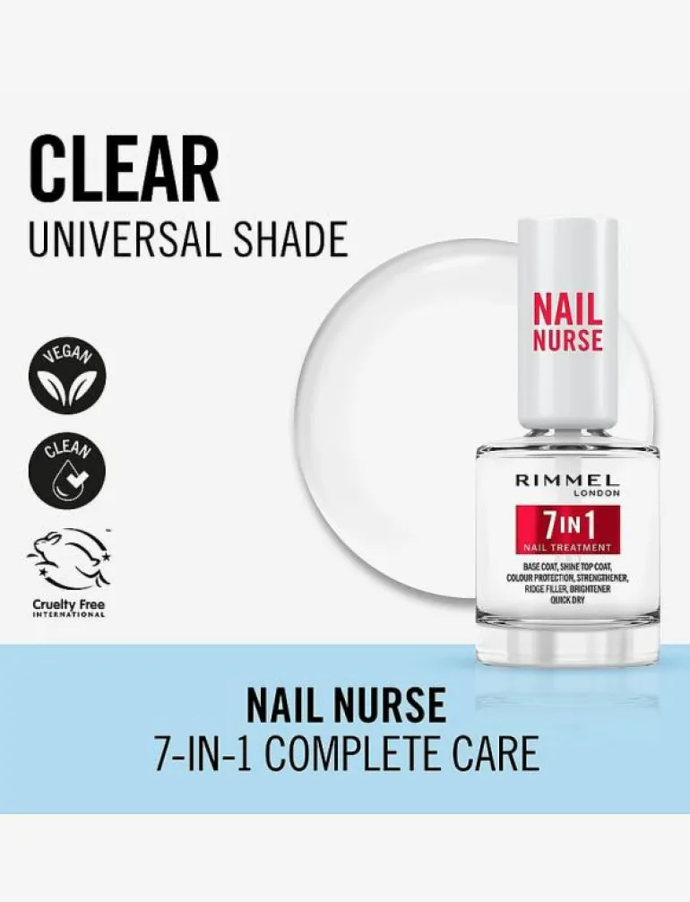 RIMMEL Nail Care Nail nurse 7 in 1 - Topplack