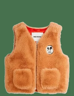 Ritzratz patch faux fur vest - Väst