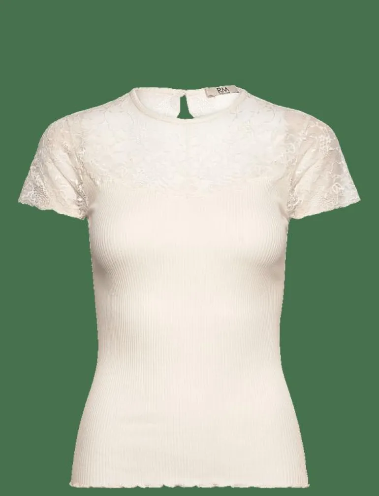RMWBea lace heartshape SS top - T-shirts
