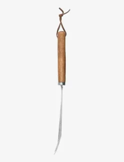 Rostfri stekspade med hål bokträ - Tänger & pincetter