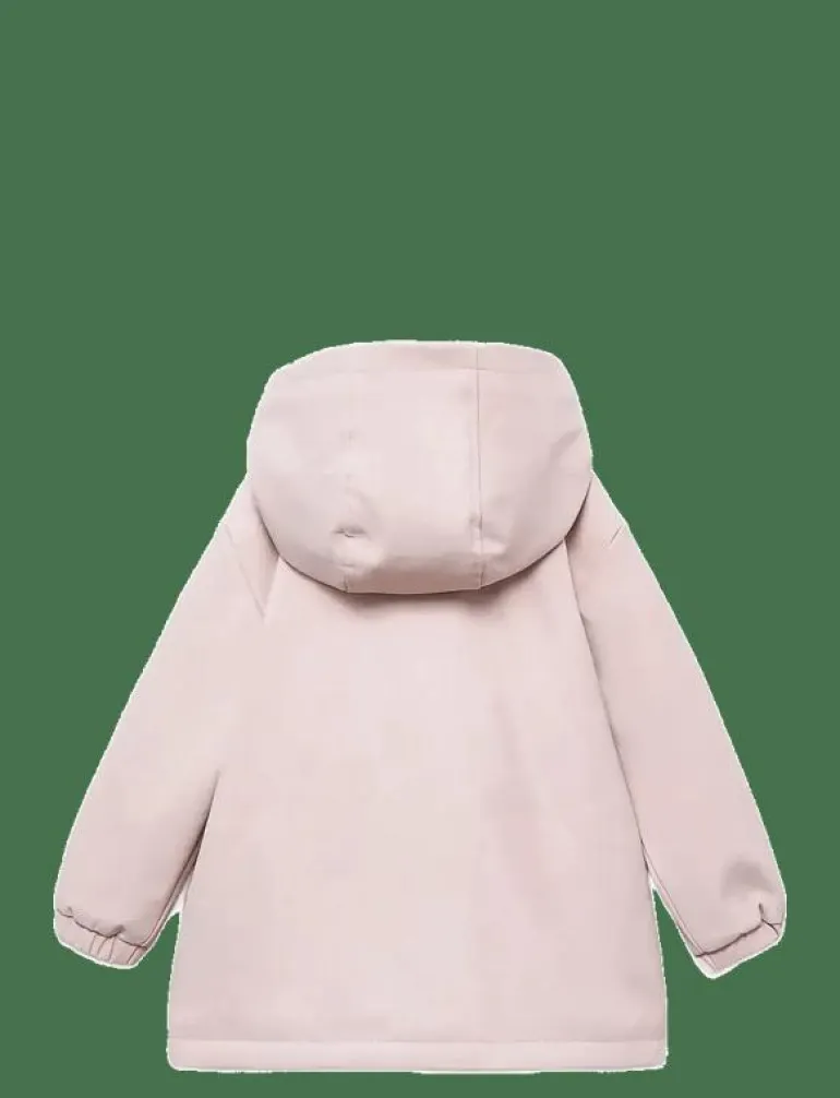 Rubberised coat with fur-effect lining - Jackor
