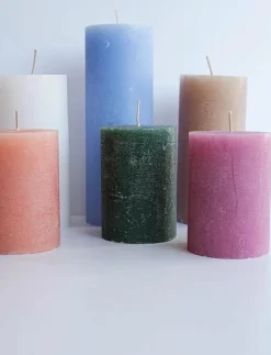 Rustic Pillar Candles - Blockljus