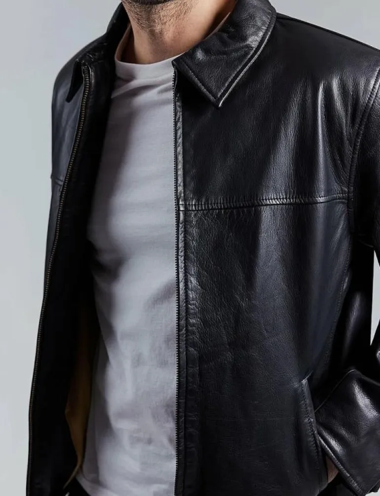 Rusty Dusty Leather Jacket - Skinnjackor
