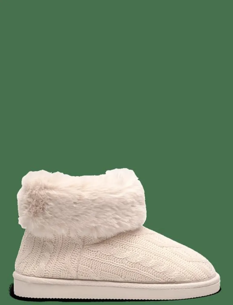 SAAR CABLE KNIT BOOT - Inneskor