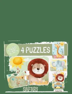 Safari Touch & Feel Puzzles - Klassiska pussel