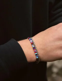Samie - Bracelet with colored pearls - Pärlarmband