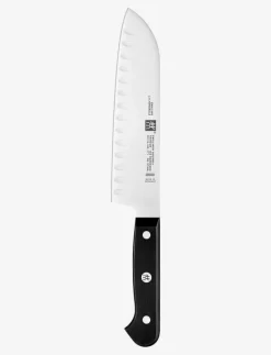 Santoku Japansk kockkniv med olivslipning - Santokuknivar