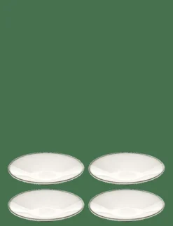 SAUCER WHITE INKU BY SERGIO HERMAN SET/4 - Kaffekoppar
