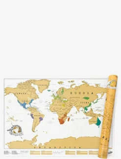 Scratch Map World - Posters