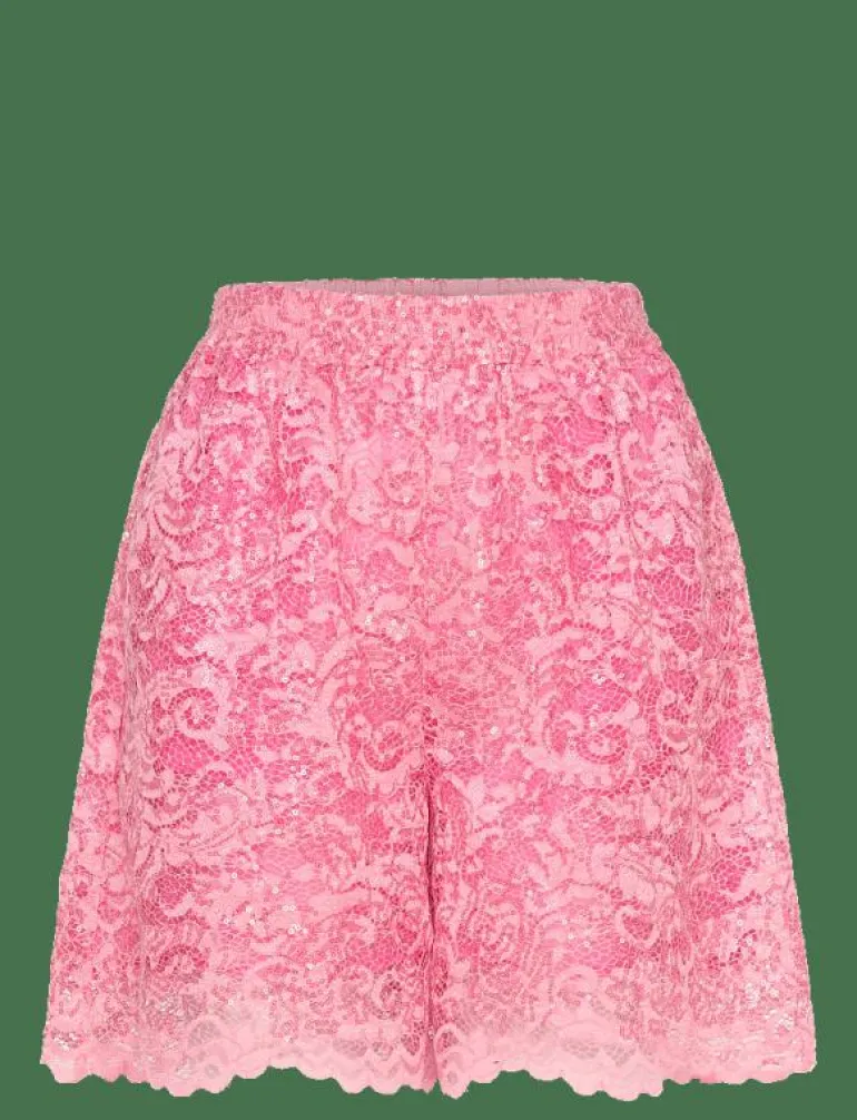 Sequined Lace Shorts - Casual shorts