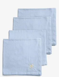 Servetter 4-pack Daisy - Tygservetter