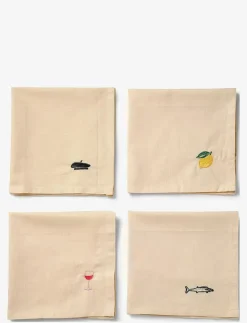 Servetter 4-pack Déjeuner - Tygservetter