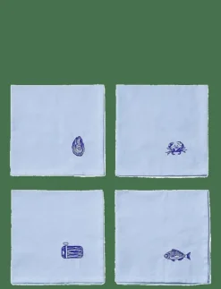 Servetter 4-pack La Mer - Tygservetter