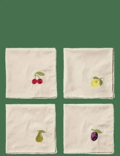 Servetter 4-pack Tutti Frutti - Tygservetter