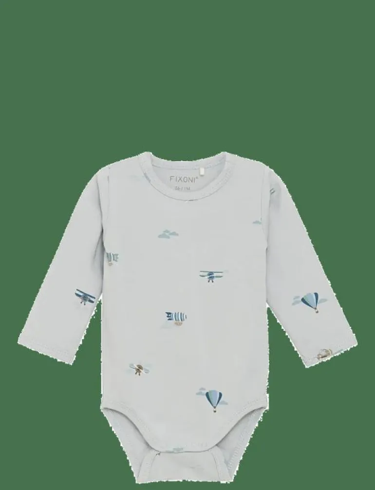 Set w. Body and Romper Sweat - Set med body