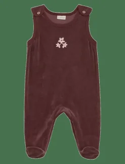 Set w. Body and Velour Romper - Set med body