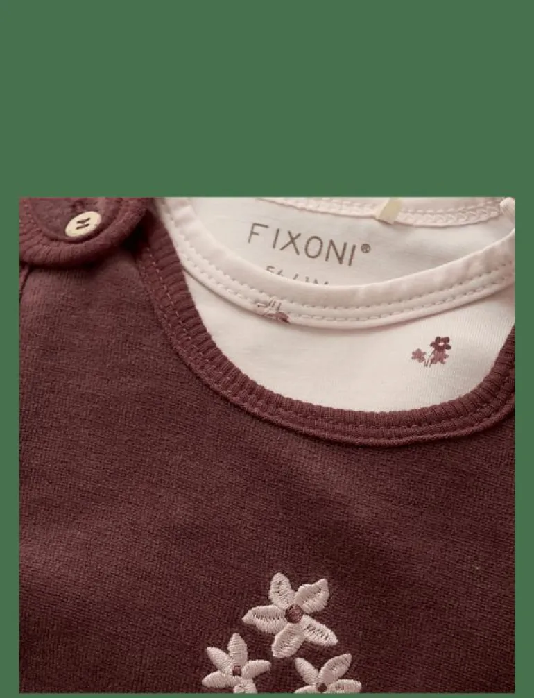 Set w. Body and Velour Romper - Set med body