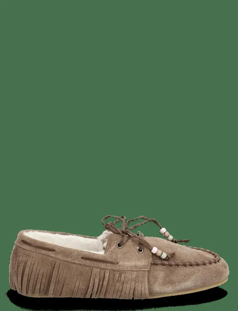 Shearling leather moccasins - Inneskor