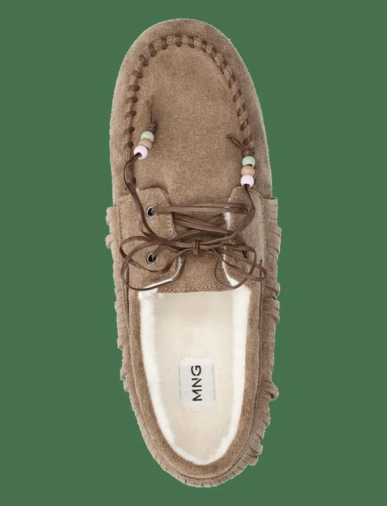 Shearling leather moccasins - Inneskor