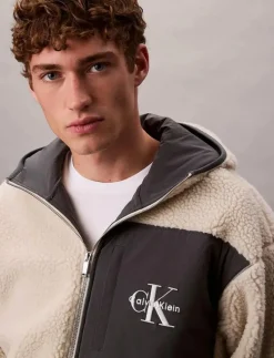 SHERPA FUNNEL NECK FULL ZIP HOOD - Mellanlager