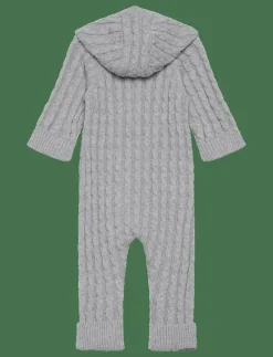 SHIELD COTTON CABLE ONE PIECE - Långärmad bodysuit