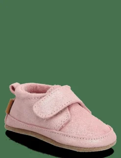 Shimmer leather slippers - Inneskor