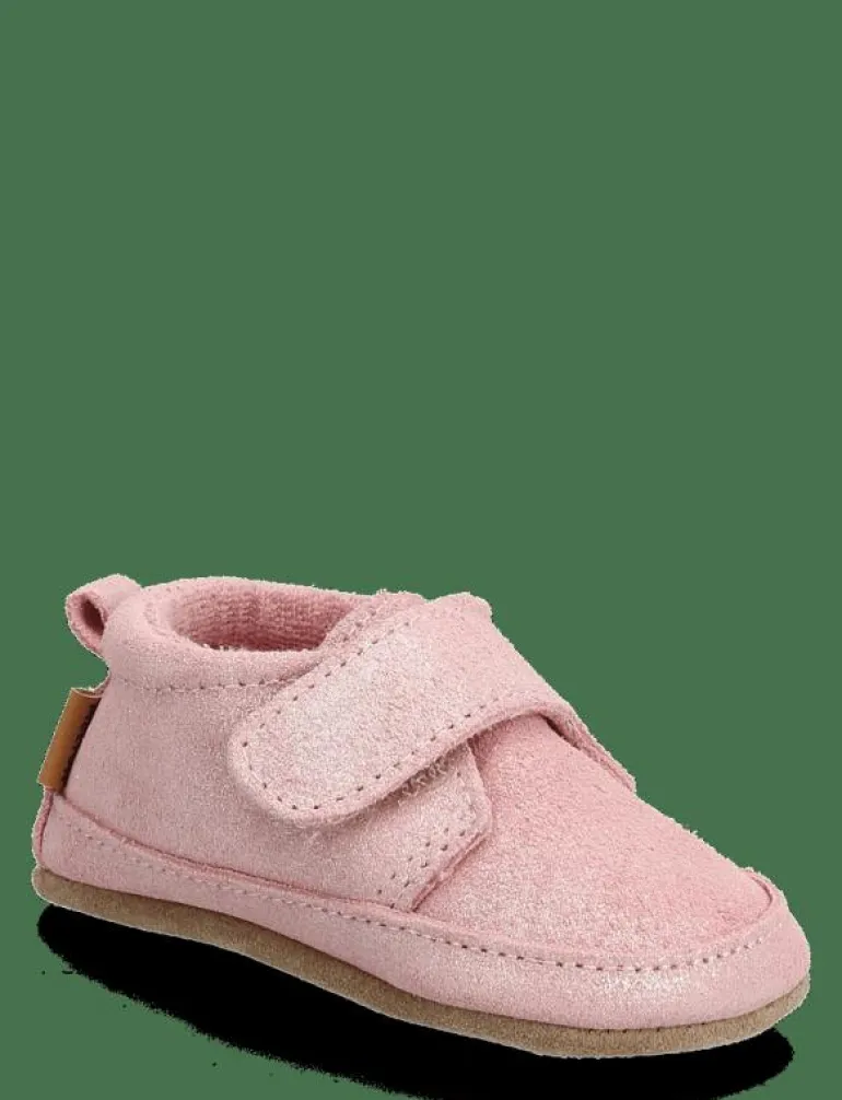 Shimmer leather slippers - Inneskor