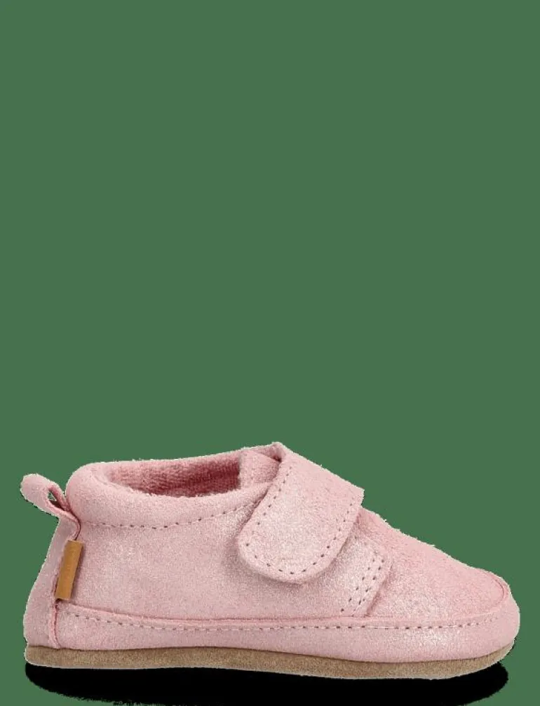 Shimmer leather slippers - Inneskor