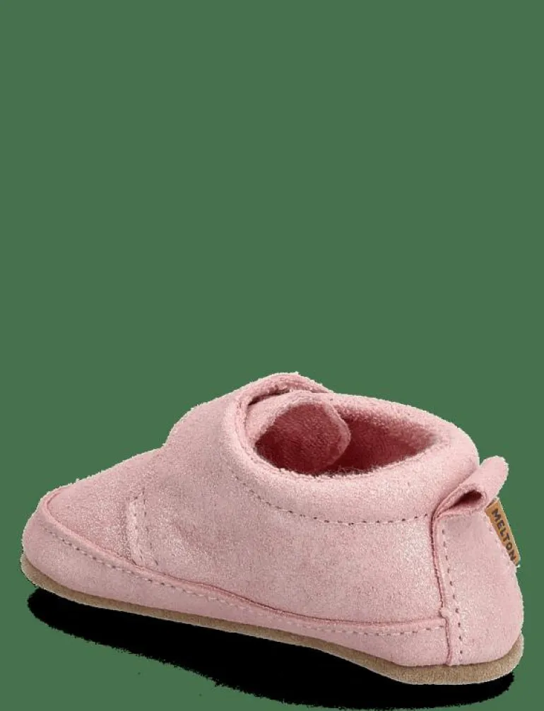 Shimmer leather slippers - Inneskor