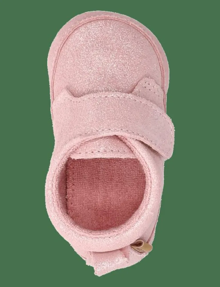 Shimmer leather slippers - Inneskor