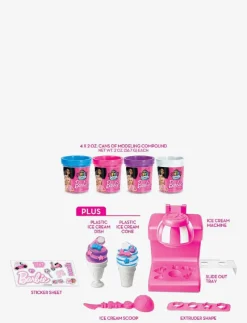 SHIMMER N SPARKLE BARBIE DOUGH ICE CREAM SHOP - Leklera