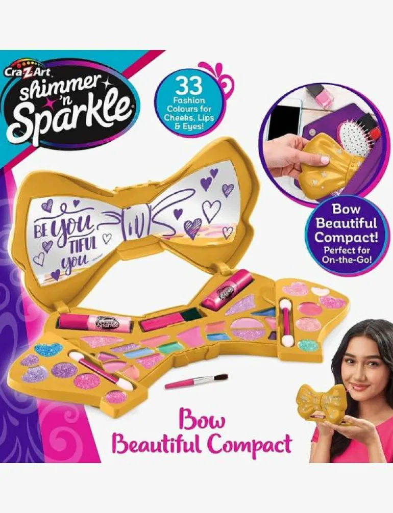 SHIMMER N SPARKLE BOW BEAUTIFUL COMPACT - Smink