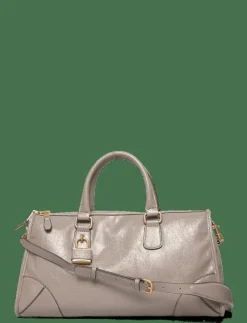 Shiny handbag with handles - Handväskor