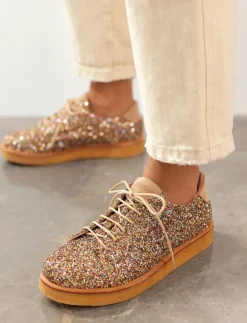 Shoes - flat - with lace - Platta skor