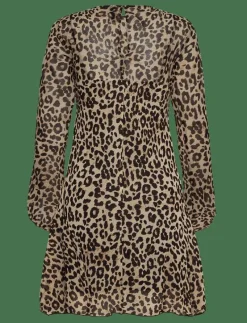 Short leopard-print dress - Korta klänningar