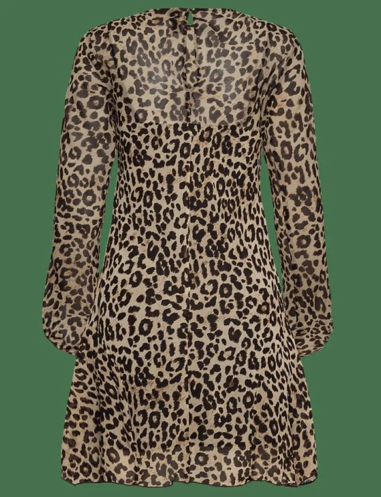 Short leopard-print dress - Korta klänningar