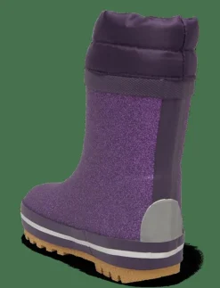 Short Winter Wellies - Glitter - Höga gummistövlar