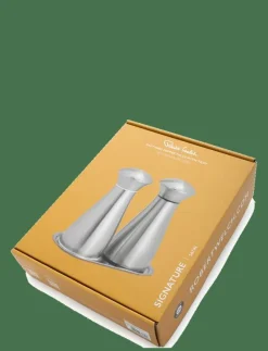 Signature (SA) Medium Mills and SS Tray 3-piece - Salt- och pepparkar