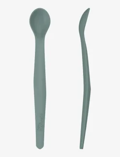 Silicone Baby Spoon Harmony Green - Serveringsset